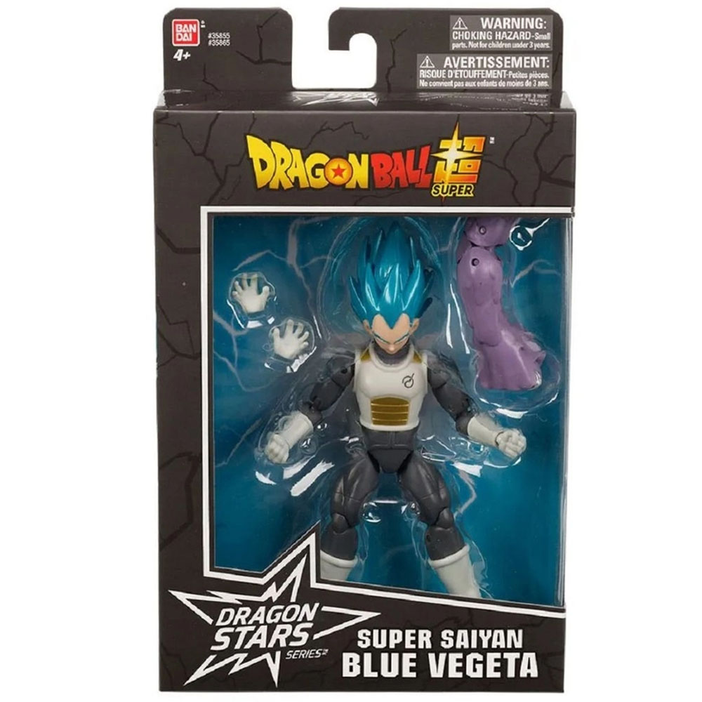 Boneco Articulado - Dragon Ball Super - Super Saiyan Vegeto - Azul