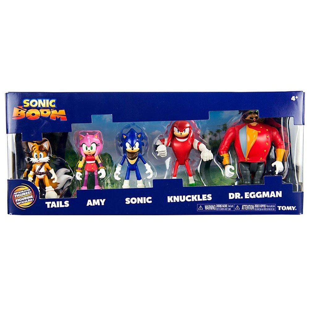 Kit 6 Bonecos Sonic Boom Pode Ter Personagem Repetido - Tomy