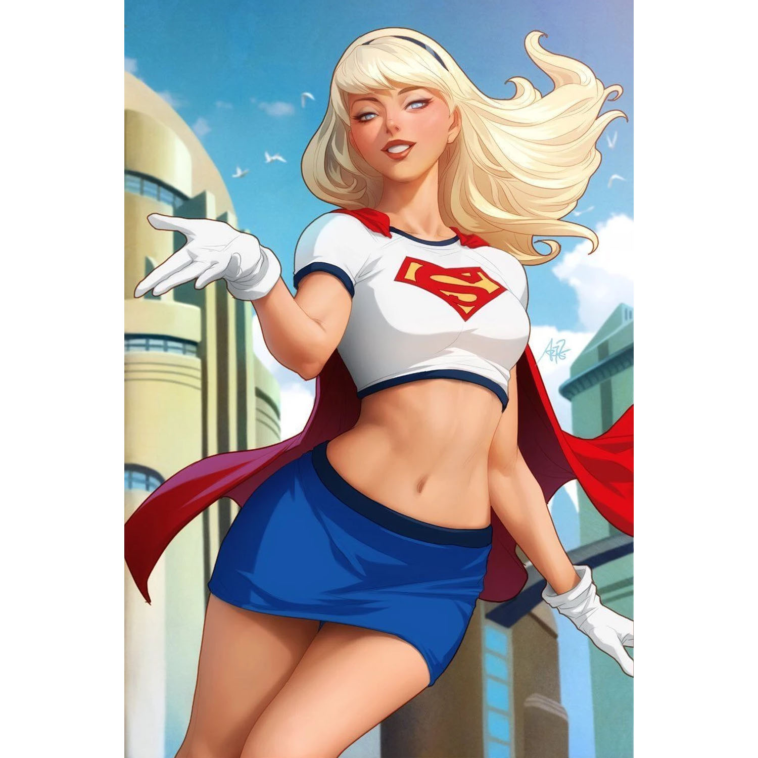 Est Tua Dc Collectibles Designer Series Supergirl By Stanley Lau Atacado Collections