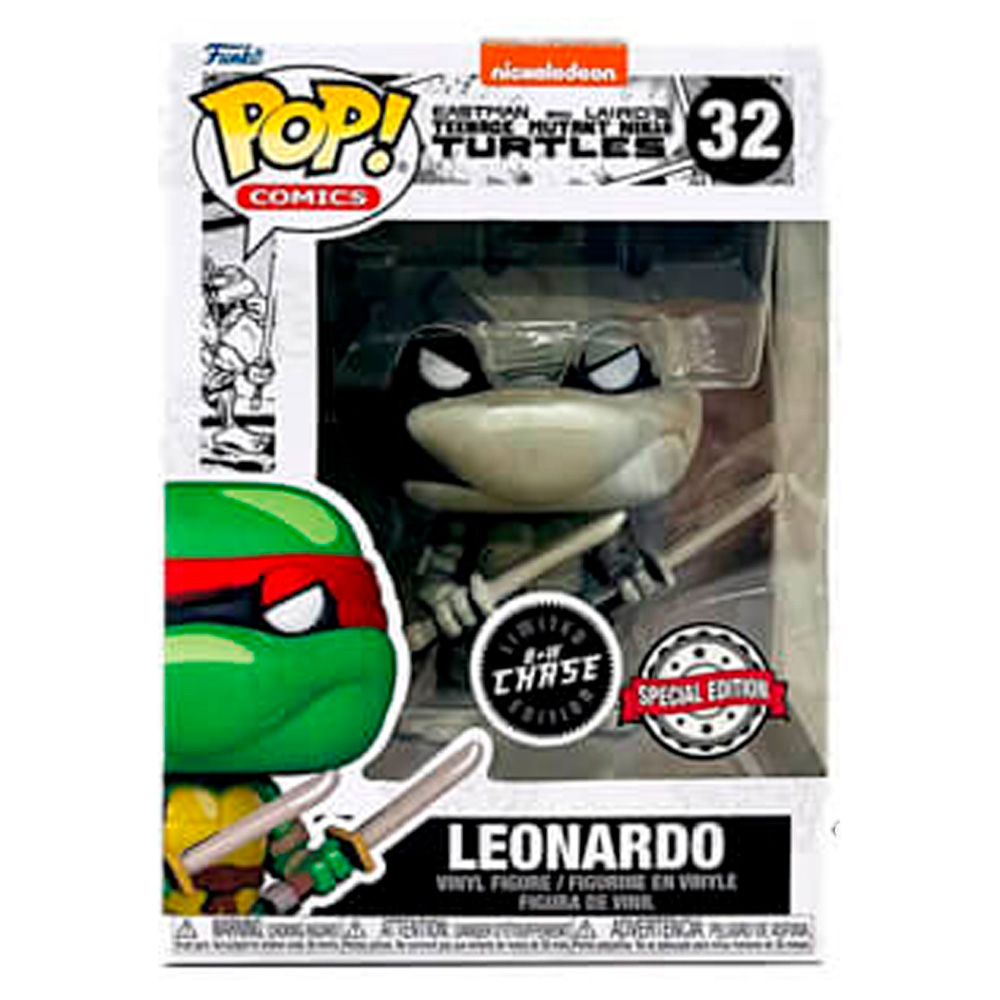 Boneco As Tartarugas Ninja Leonardo 32 Funko Pop Comics