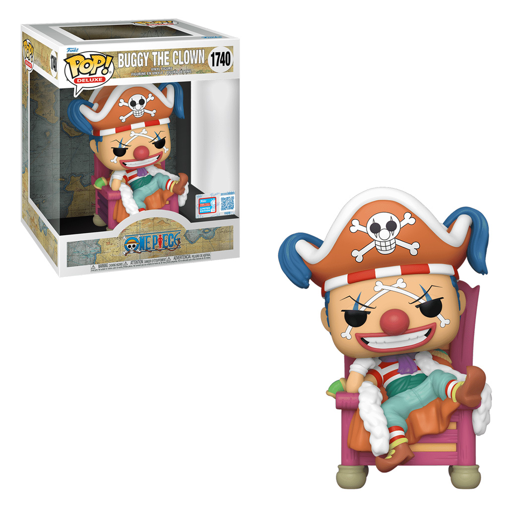 Funko Pop Deluxe One Piece New York Comic Con 2024 Buggy The Clown