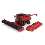 COLHEITADEIRA ERTL CASE IH - 7250 TRACKED WITH CORN & GRAIN HEADS - ESCALA 1/64 (44327)