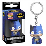 CHAVEIRO FUNKO POCKET POP KEYCHAIN DC COMICS - PATCHWORK BATMAN (80907)