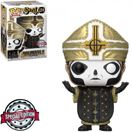 Funko Pop Rocks Ghost Exclusive - Papa Emeritus Iii 204