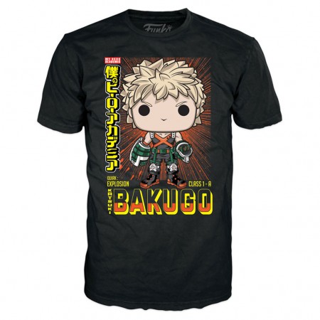 Funko Pop Tees My Hero Academia Bundle Funko + Camiseta Bakugo - Xl (64595)