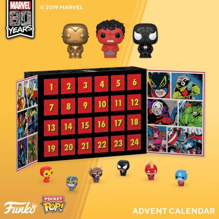 Calendrio Funko Advent Calendar Exclusive - Marvel Pocket Pop (24pcs)