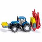 TRATOR SIKU FARMER 1:87 - NEW HOLLAND TRACTOR WITH KVERNELAND CROP SPRAYER (7997)