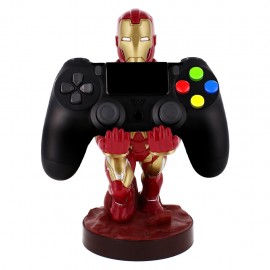 Boneco Base Exg Pro Cable Guys Marvel Avengers Stand Para Celular / Joystick - Iron Man (32835)