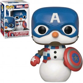 Funko Pop Marvel Holiday - Captain America Snowman  532